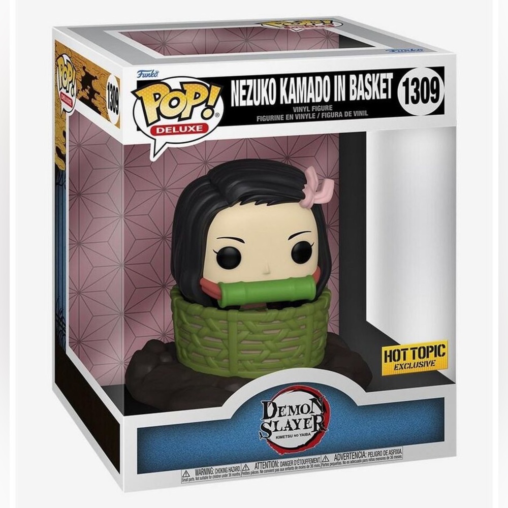 Hot Topic Exclusive 6” Nezuko Kamado In Basket Pop! Funko Vinyl Figure [1309]